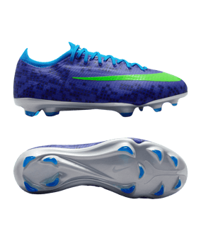 Nike Jr. Air Zoom Mercurial Vapor Pro FG Lego Kids Blau F400 - blau