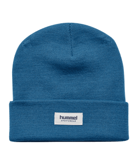 Hummel Knit Beanie Kids Blau F7379 - blau