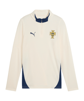 PUMA Portugal Training 1/4 Zip Jr Sweatshirt Kids Beige F12 - beige
