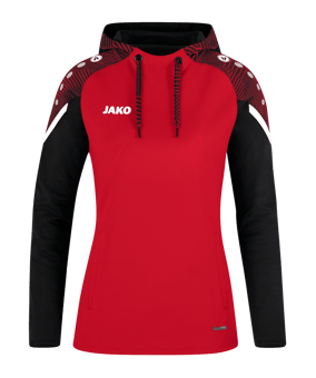 JAKO Performance Hoody Damen Rot Schwarz F101 - rot