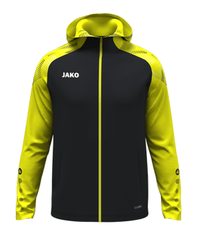 JAKO Sonic Kapuzenjacke Kids Schwarz F819 - schwarz