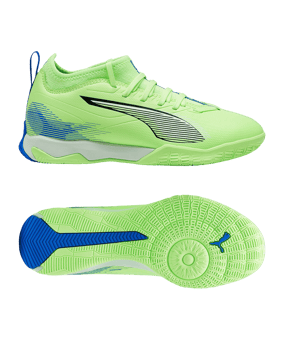 PUMA ULTRA 5 Match + Mid IN Lights Out Jr Kids - gruen
