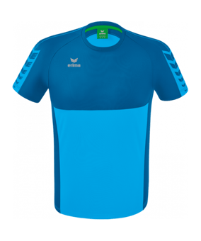 Erima Six Wings T-Shirt Kids Hellblau Türkis - blau