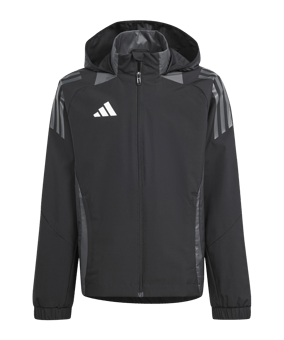 adidas Tiro 24 Competition Allwetterjacke Kids - schwarz