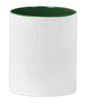 Merch Mug Two Tone 11oz Green - gruen