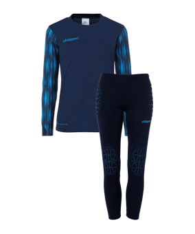 Uhlsport Reaction Torwartset Kids Blau F02 - blau