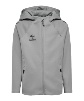 Hummel Cima 2.0 Kapuzenjacke Kids Grau F1100 - grau