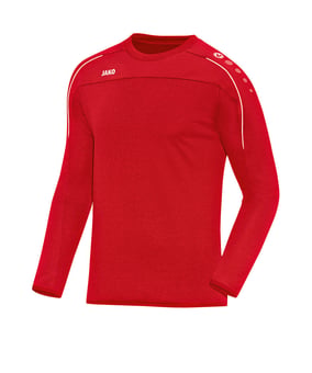 Jako Classico Sweatshirt Rot Weiss F01 - rot