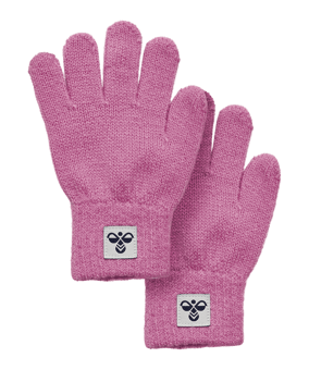 Hummel Knit 2-Pack Handschuhe Kids Rosa F3203 - rosa