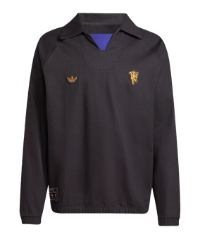 adidas Manchester United Icon Drill Sweatshirt Schwarz