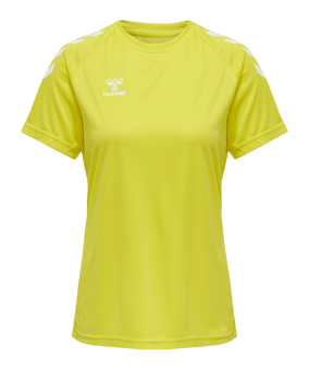 Hummel hmlCORE XK Poly T-Shirt Damen Gelb F5269 - gelb