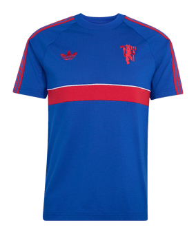 adidas Originals Manchester United T-Shirt Blau - blau