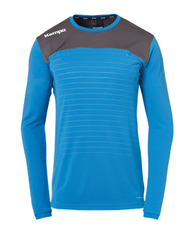 Kempa Emotion 2.0 T-Shirt langarm Blau Grau F02 - blau