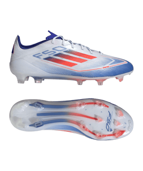 adidas F50 Elite FG Advancement Weiss Rot - weiss