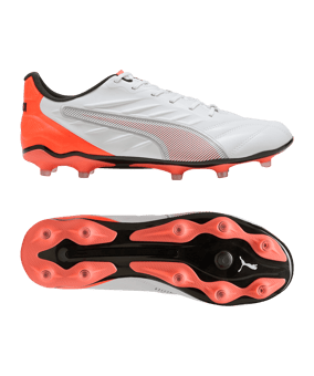 PUMA KING Pro FG/AG Untamed Weiß F01 - weiss