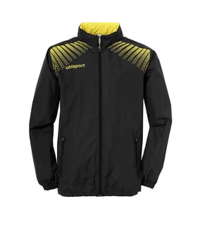 Uhlsport Goal Regenjacke Schwarz Gelb F08 - schwarz