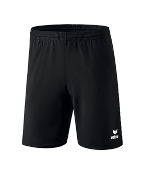 Erima Trainingsshort ohne Innenslip Schwarz - schwarz