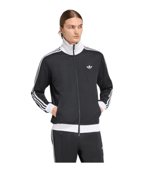 adidas Classic Track Top Trainingsjacke Schwarz - schwarz