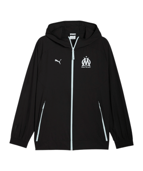 PUMA Olympique Marseille Pumatech Woven Jacke Schwarz F35 - schwarz