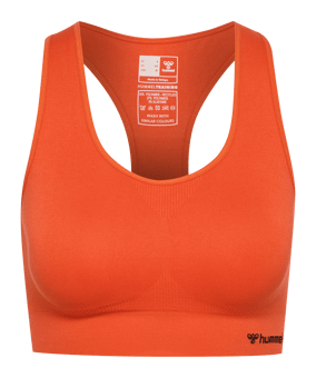 hummel Tif Seamless Sport Shirt Damen Orange F5022 - orange