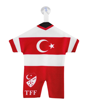 Türkei TFF Minitrikot Home EM 2024 Weiss - weiss