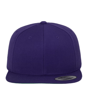 Merch Classic Snapback Cap Purple Green - rosa