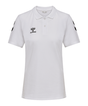 Hummel Go 2.0 Chevron Polo Damen Weiß F9001 - weiss