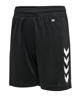 Hummel hmlCORE XK Poly Short Kids Schwarz F2001 - schwarz