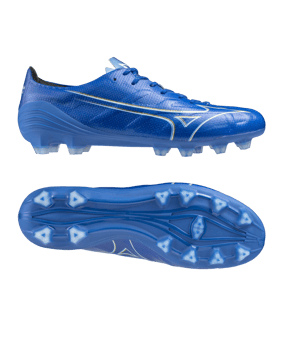 Mizuno Alpha Pro FG Mugen Blau Weiss F27 - blau
