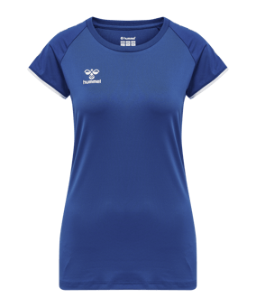 Hummel hmlCORE VOLLEY Stretch T-Shirt Damen F7045 - blau