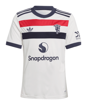 adidas Originals Manchester United Trikot 3rd 2024/2025 Kids Weiss - weiss