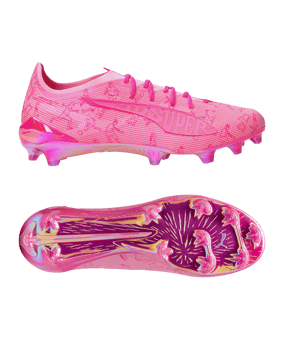 PUMA ULTRA 5 Ultimate X Kidsuper FG Rosa F01 - rosa