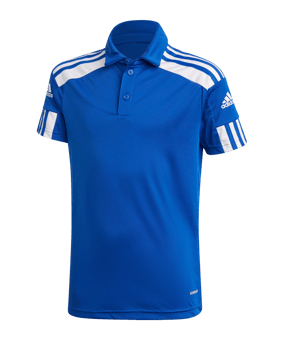 adidas Squadra 21 Poloshirt Kids Blau Weiss - blau