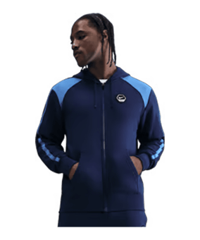 Nike NSW Club Hoody Blau F492 - blau