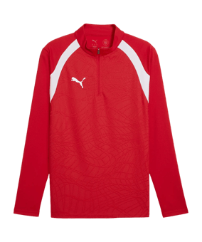 PUMA teamFINAL26 Training 1/4 Zip Top Rot F01 - rot