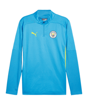 PUMA Manchester City 1/4 Zip Sweatshirt Blau F11 - blau