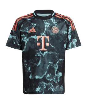adidas FC Bayern München Trikot Away 2024/2025 Kids Schwarz - schwarz