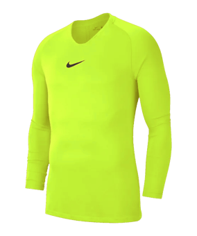 Nike Park First Layer Top langarm Grün F702 - gelb