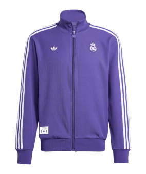 adidas Real Madrid Terrace Icon Trainingsjacke Lila - lila