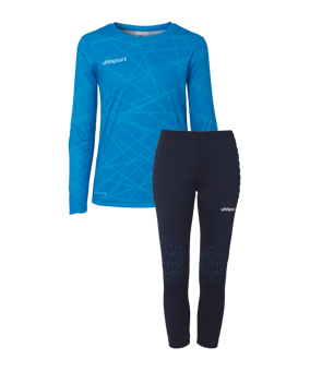 Uhlsport Prediction Torwartset Kids F43 - blau