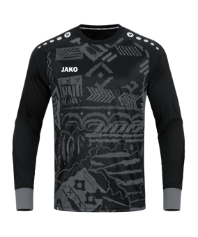 JAKO Tropicana Torwarttrikot Schwarz Grau F801 - schwarz
