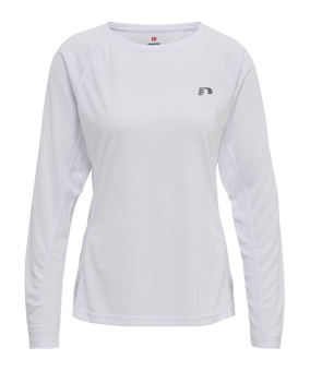 Newline Core Sweatshirt Running Damen Weiss F9001 - weiss