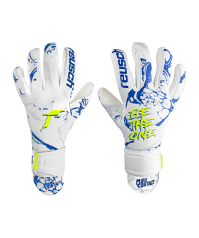 Reusch Pure Contact Silver Kids Weiss Blau F1089 - weiss