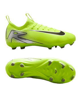 Nike Jr Air Zoom Mercurial Vapor XVI Academy FG/MG Mad Voltage Kids Gelb Schwarz F700 - gelb