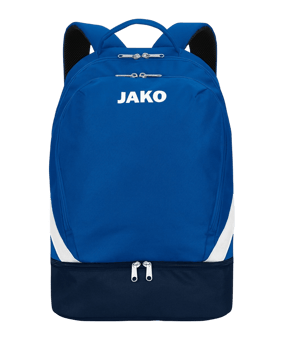 JAKO Iconic Rucksack mit Bodenfach Blau F403 - blau