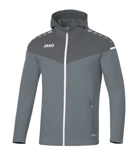 JAKO Champ 2.0 Kapuzenjacke Grau F40 - grau