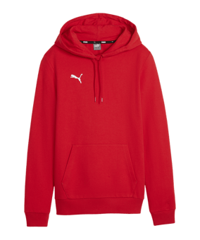 PUMA teamGOAL Casuals Hoody Damen Rot F01 - rot