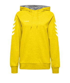 Hummel Cotton Hoody Damen Gelb F5001 - gelb