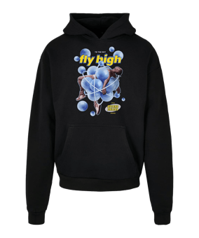 Mister Tee Psychadellic Oversized Hoody Schwarz - schwarz