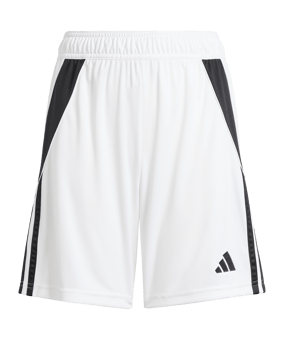 adidas Tiro 24 Short Kids Weiss Schwarz - weiss